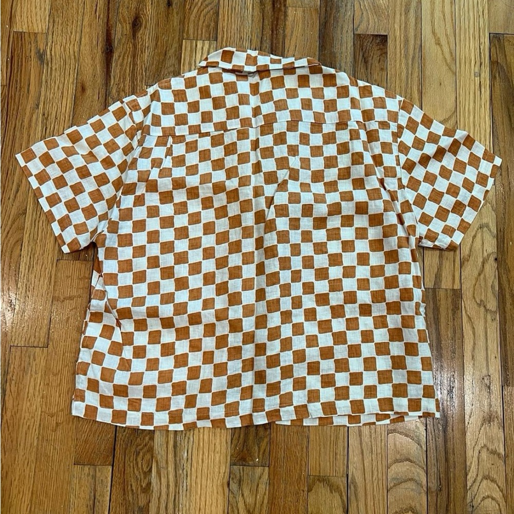 holiday the label camel/cream check pyjama pants set - Picture 5 of 9